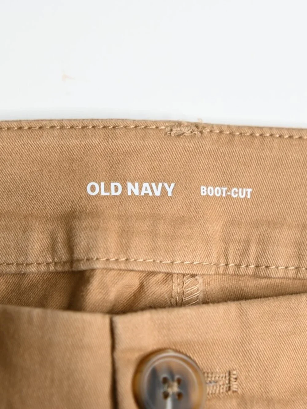 OLD NAVY Tan Straight Leg Boot Cut Jeans - NWOT - Size 12